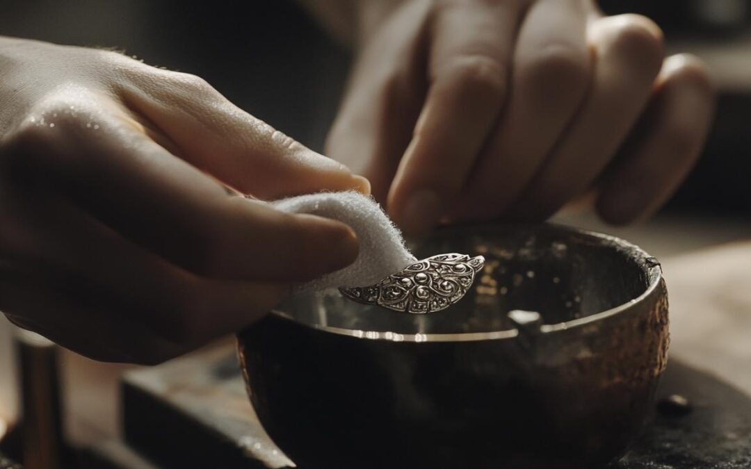 From Tarnished to Brilliant: How to Clean Oxidised Silver Jewellery and Silver Costume Jewellery at Home
